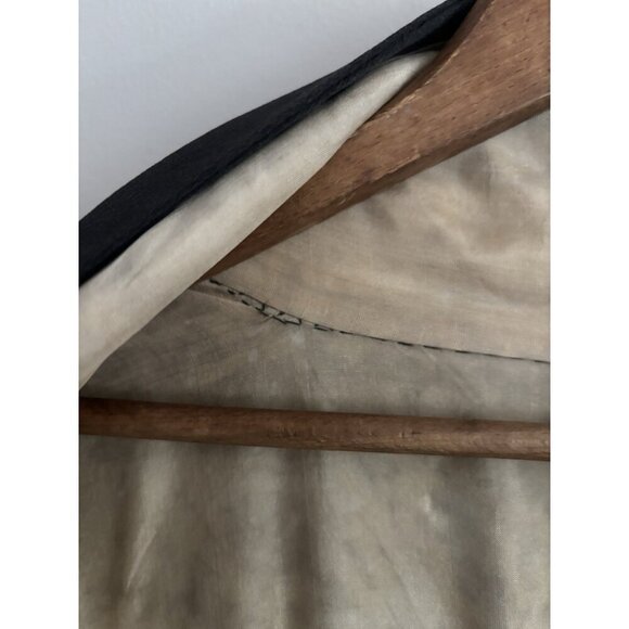 Antique 1920s Flapper Kimono  Robe Art Deco Japanese Floral Silk Hand-Stitched - Picture 6 of 14